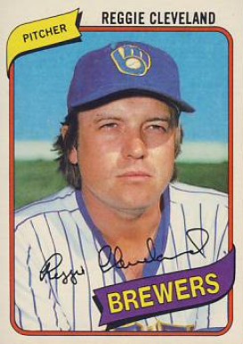 1980 Topps Reggie Cleveland #394 Baseball Card