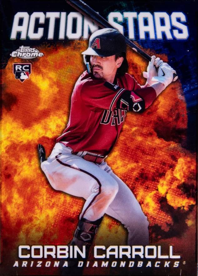 2023 Topps Chrome Update Action Stars Corbin Carroll #ASC3 Baseball Card