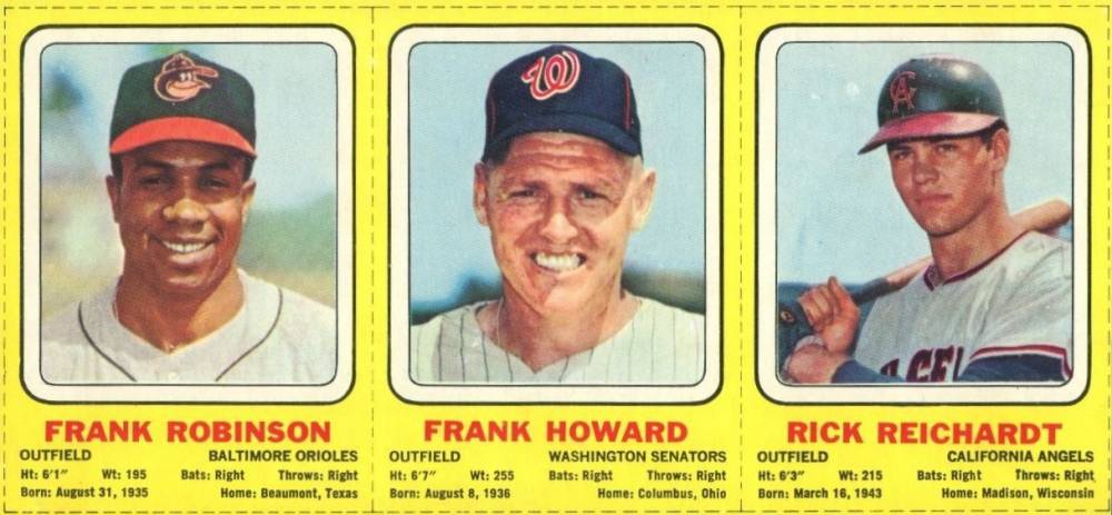 1970 Transogram Hand Cut Frank Robinson # Baseball Card