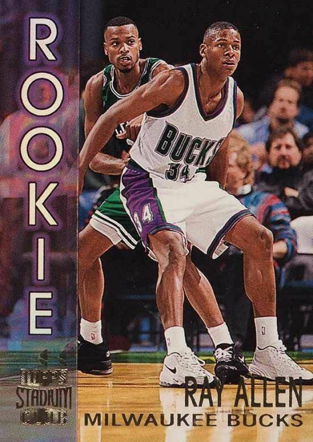 1996 Stadium Club Rookies 2 Ray Allen #R19 Basketball Card