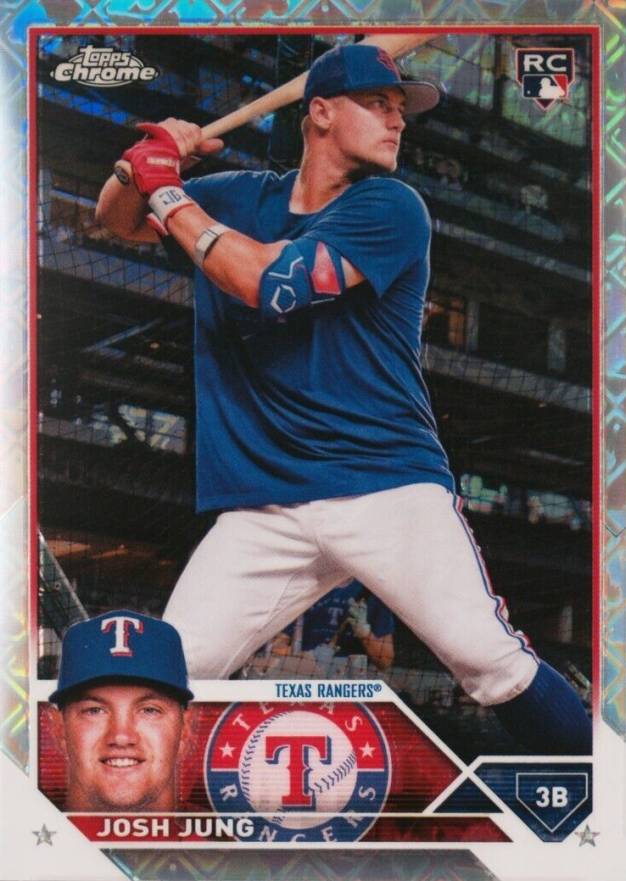 2023 Topps Chrome Logofractor Edition Josh Jung #93 Baseball Card