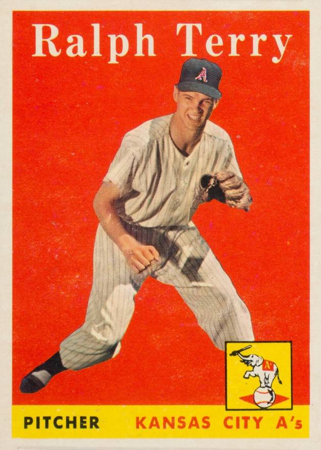 1958 Topps Ralph Terry #169 Baseball Card