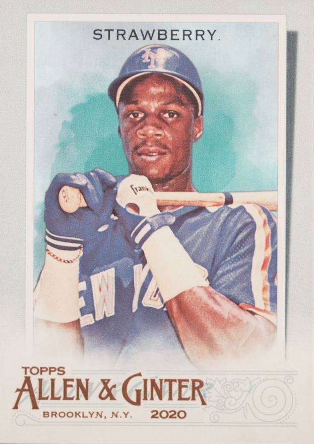 2020 Topps Allen & Ginter Darryl Strawberry #66 Baseball Card