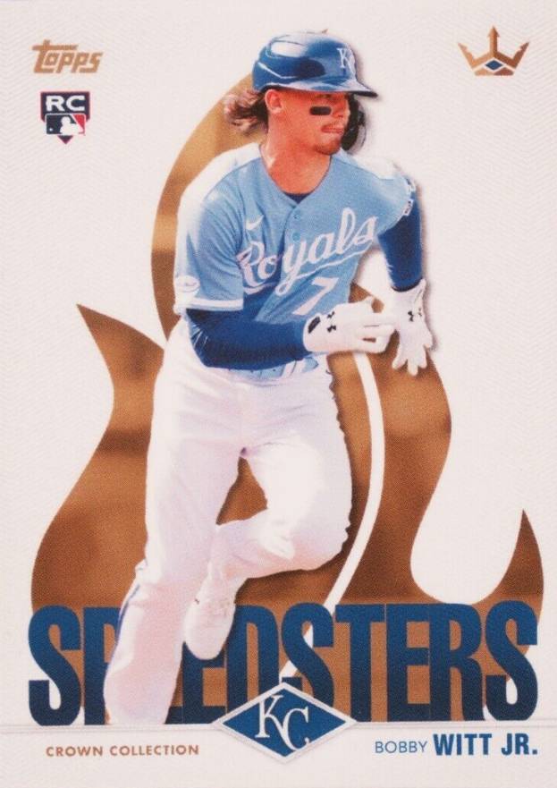 2022 Topps X Bobby Witt Jr. Crown Collection Bobby Witt Jr. #50 Baseball Card