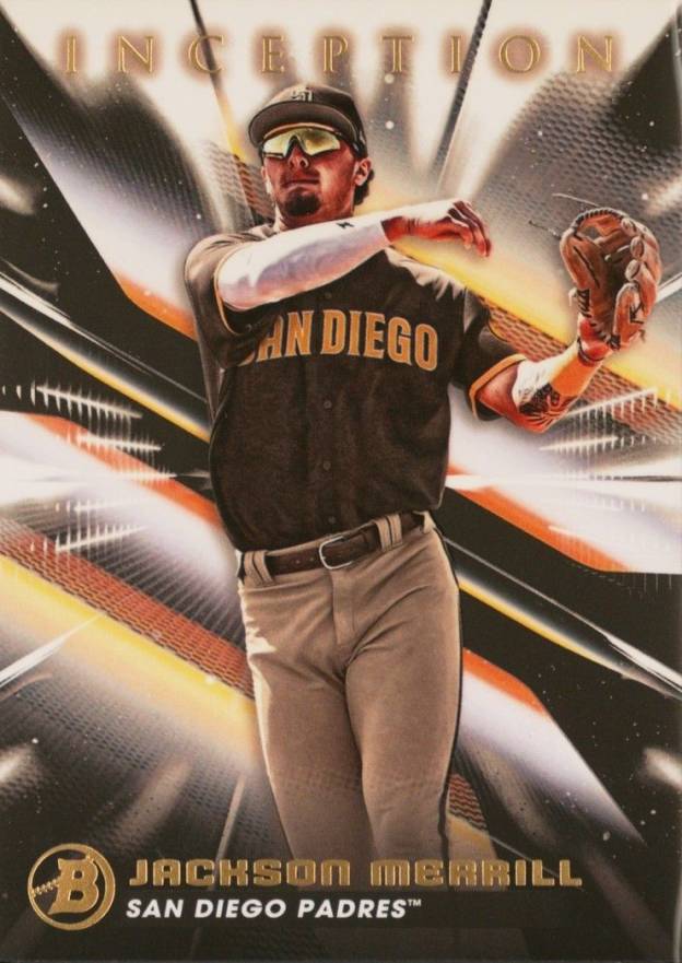 2023 Bowman Inception Jackson Merrill #1 Baseball Card