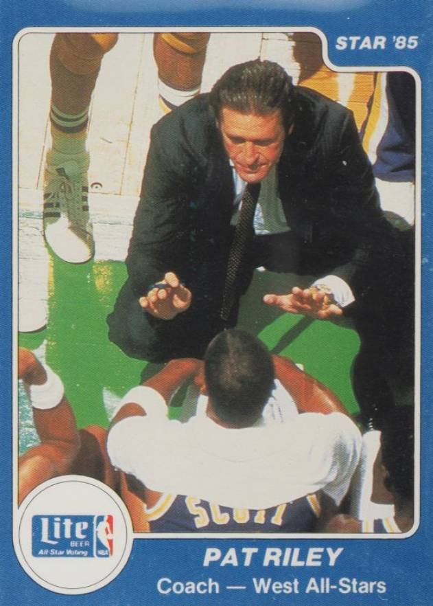 1985 Star Lite Pat Riley #13 Basketball Card