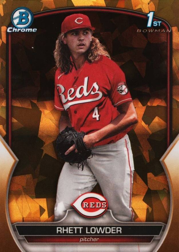 2023 Bowman Draft Sapphire Edition Rhett Lowder #BDC52 Baseball Card