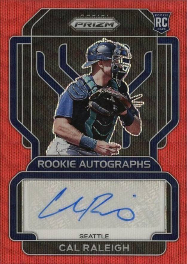 2022 Panini Prizm Rookie Autographs Cal Raleigh #RACR Baseball Card