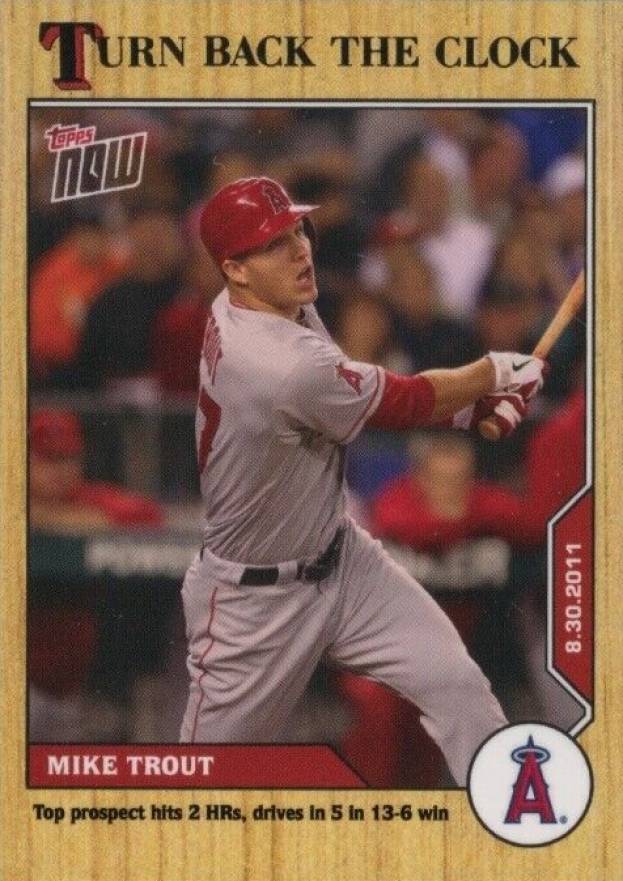 2020 Topps Now Turn Back the Clock Mike Trout #153 Baseball Card