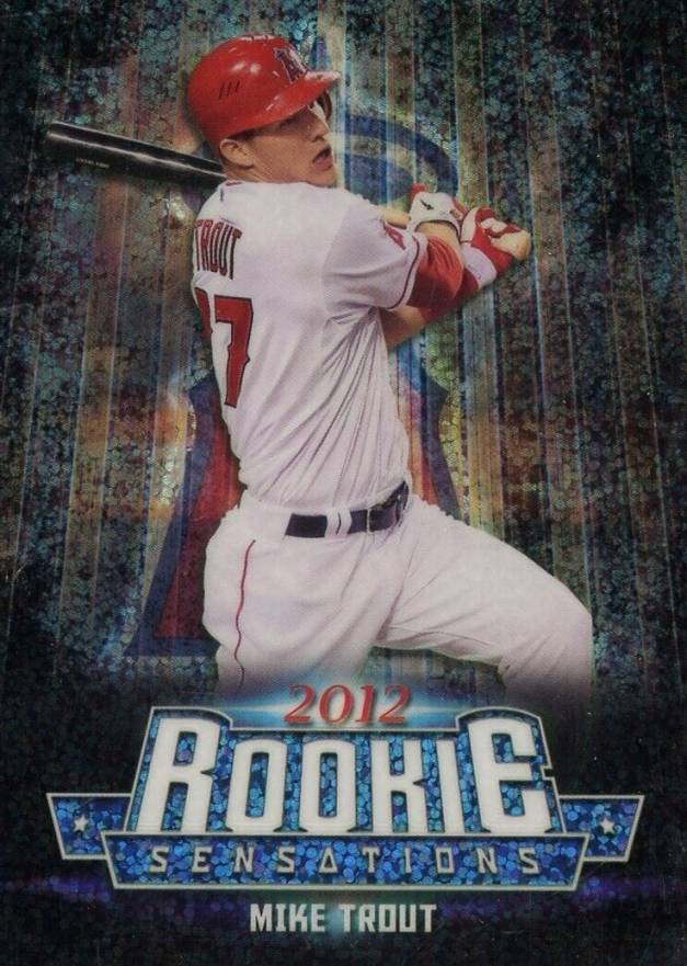 2015 Topps Chrome Update Chrome Rookie Sensations Mike Trout #RSC3 Baseball Card
