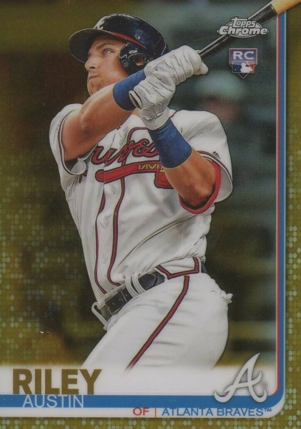2019 Topps Chrome Update  Austin Riley #37 Baseball Card