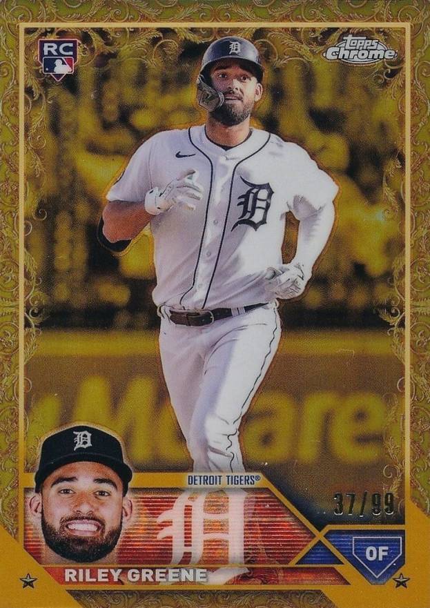 2023 Topps Gilded Collection Riley Greene #98 Baseball Card