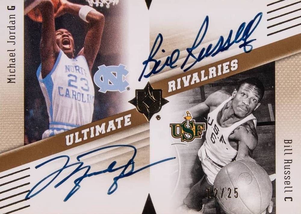 2010 Ultimate Collection Rivalries Signatures Michael Jordan #R-JR Basketball Card