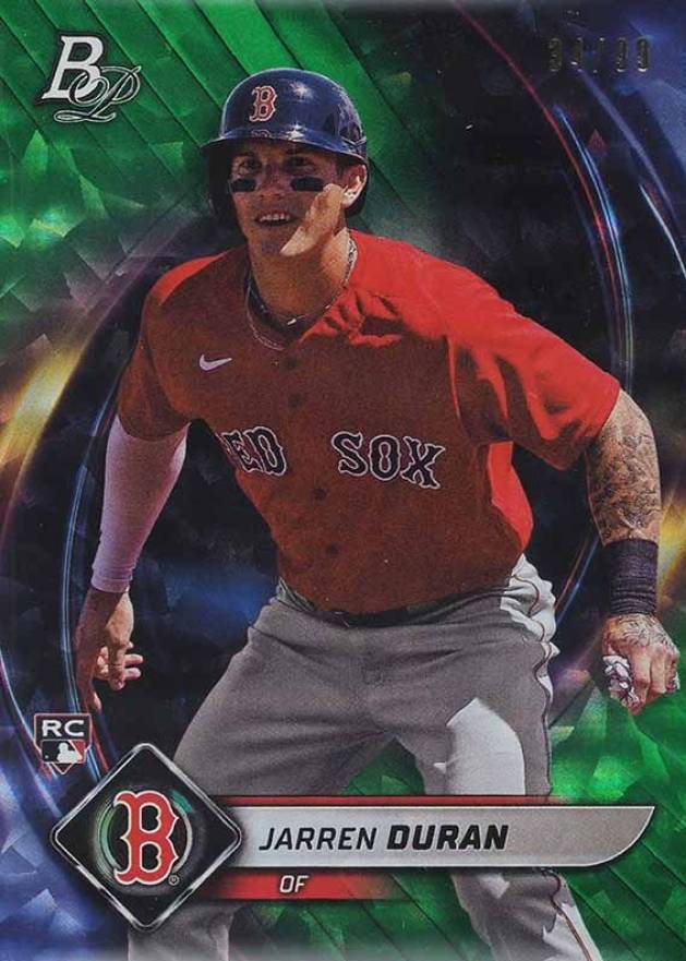 2022 Bowman Platinum Jarren Duran #27 Baseball Card
