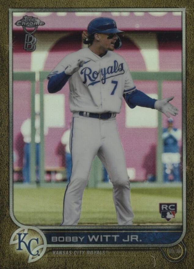 2022 Topps Chrome Ben Baller Bobby Witt Jr. #221 Baseball Card