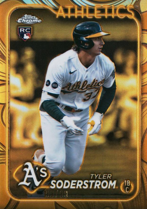 2024 Topps Gilded Collection Tyler Soderstrom #18 Baseball Card