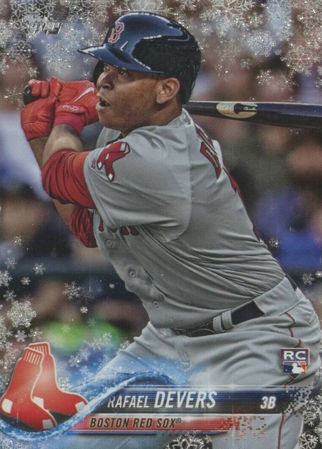 2018 Topps Holiday Rafael Devers #67 Baseball Card