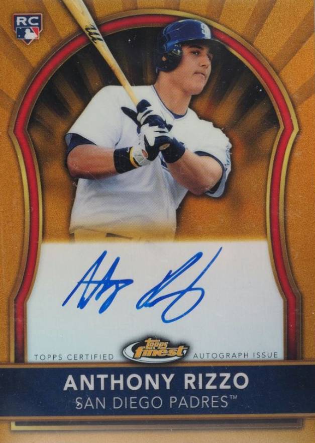 2011 Finest Anthony Rizzo #97 Baseball Card