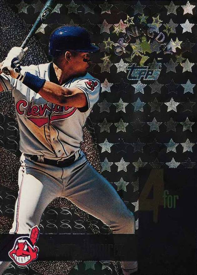 1995 Topps Opening Day Manny Ramirez #8 Baseball Card