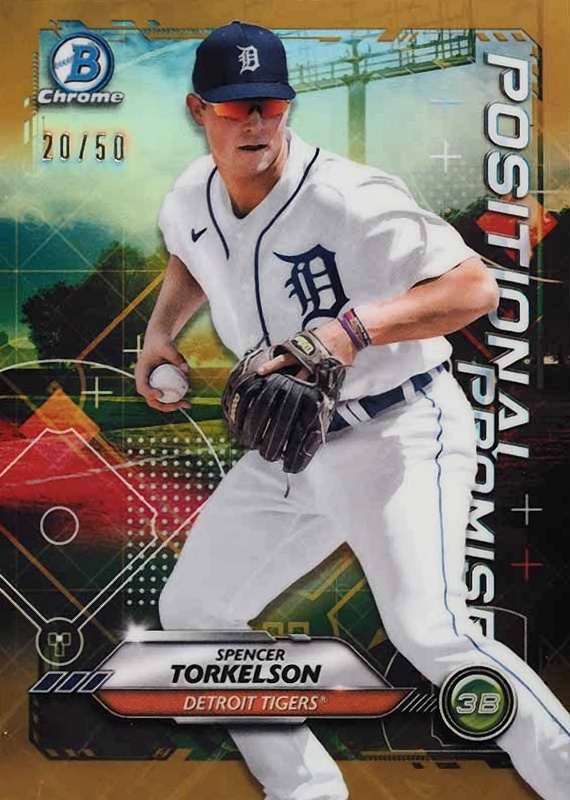 2021 Bowman Chrome Positional Promise Spencer Torkelson #ST Baseball Card