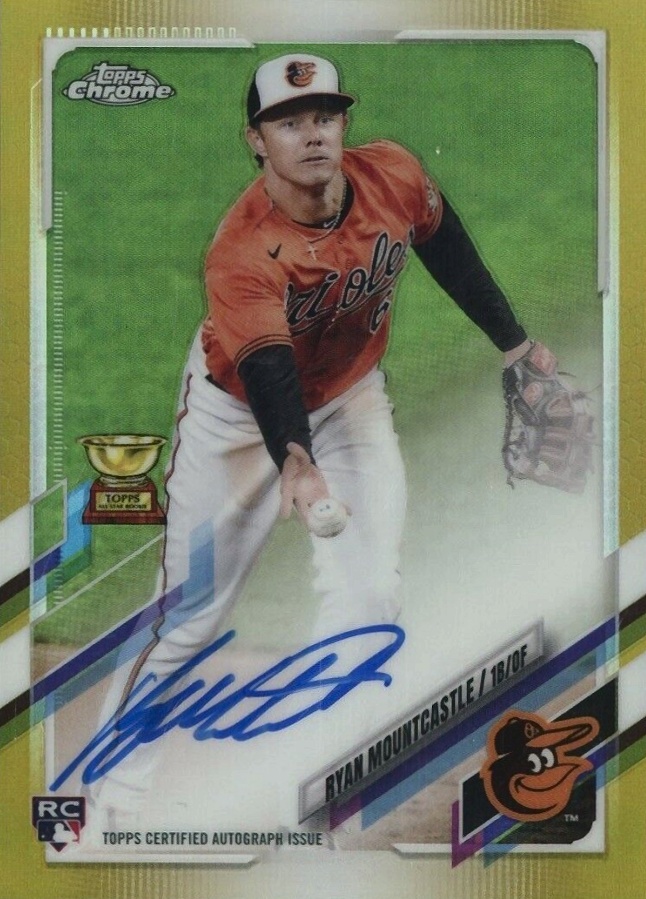 2021 Topps Chrome Rookie Autographs Ryan Mountcastle #RARM Baseball Card