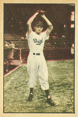 1952 Berk Ross Preacher Roe # Baseball Card