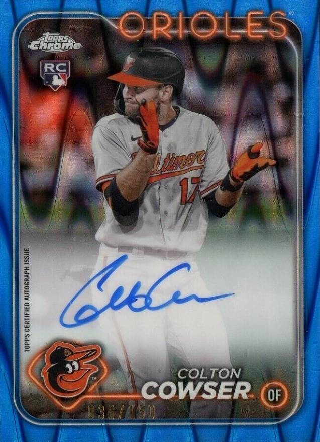 2024 Topps Chrome Rookie Autographs Colton Cowser #RACC Baseball Card
