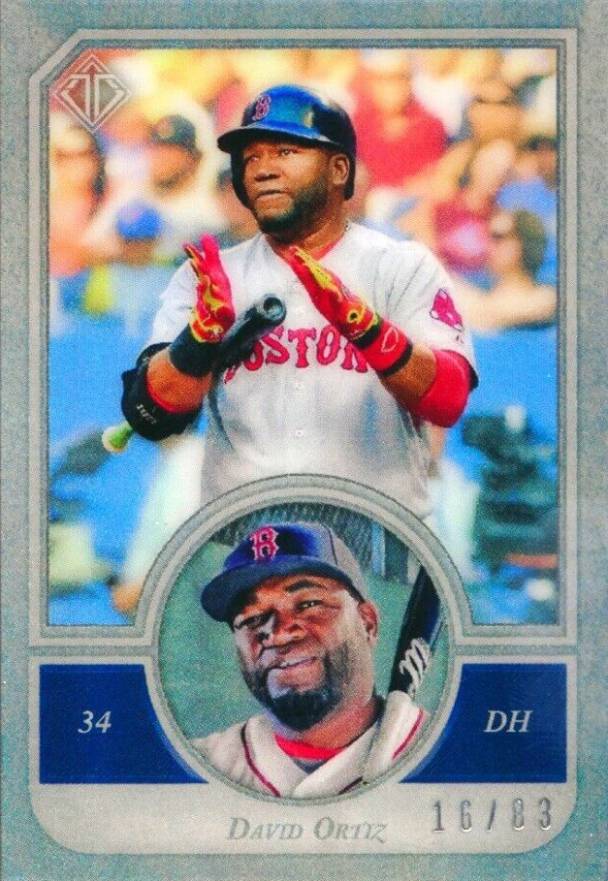 2018 Topps Transcendent Collection Icons David Ortiz #28 Baseball Card