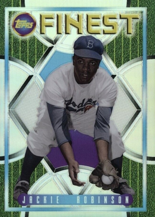 2022 Topps Finest Flashbacks Jackie Robinson #219 Baseball Card