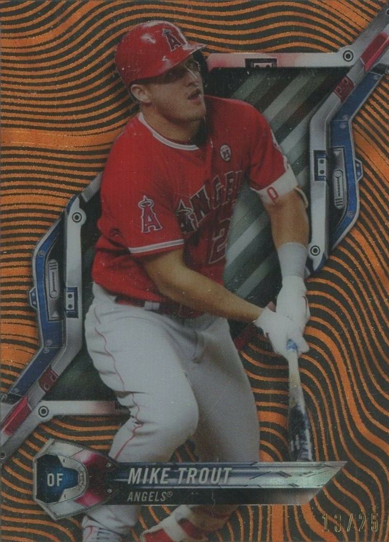 2018 Topps High Tek Mike Trout #HT-MT Baseball Card