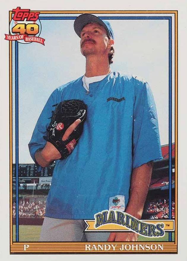 1991 O-Pee-Chee Randy Johnson #225 Baseball Card