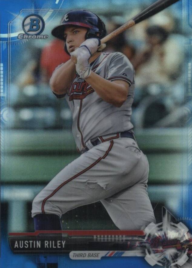 2017 Bowman Chrome Prospects Austin Riley #BCP161 Baseball Card