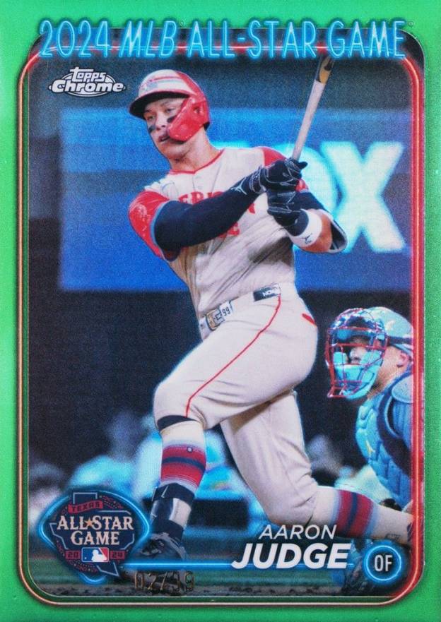 2024 Topps Chrome Update 2024 All-Star Game Chrome Aaron Judge #6 Baseball Card