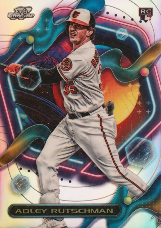 2023 Topps Cosmic Chrome Adley Rutschman #35 Baseball Card