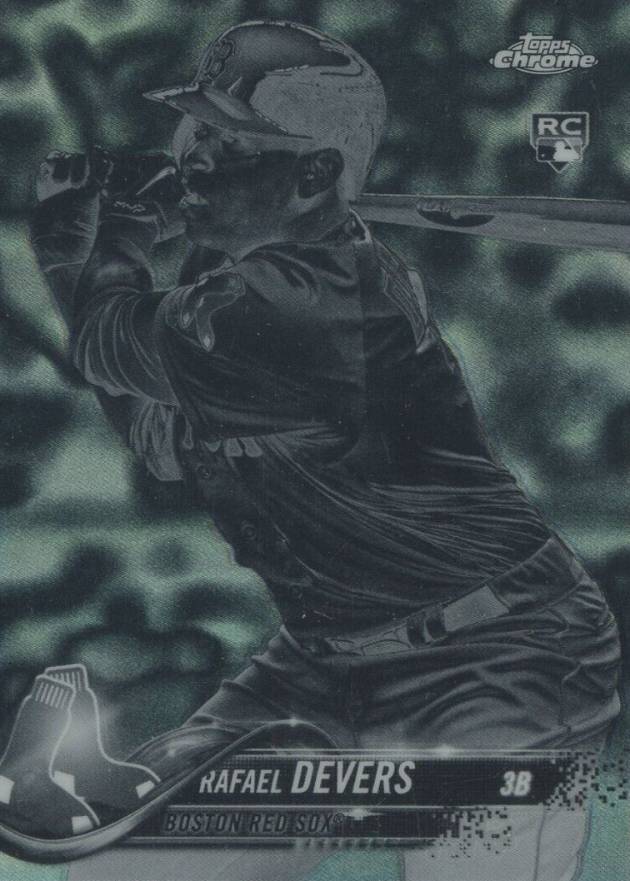 2018 Topps Chrome Rafael Devers #25 Baseball Card