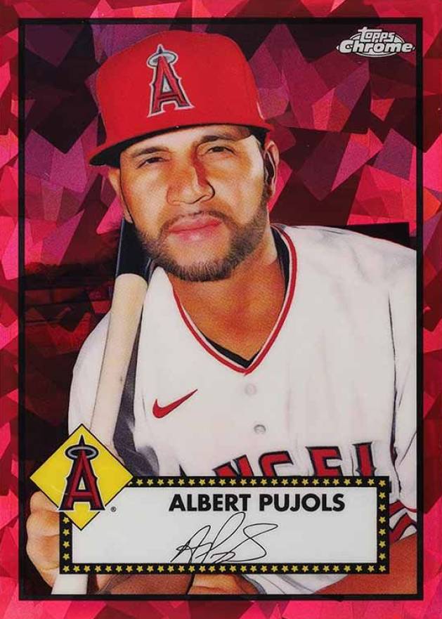 2021 Topps Chrome Platinum Anniversary Albert Pujols #191 Baseball Card