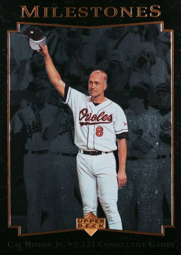1996 Upper Deck Cal Ripken Jr. #1 Baseball Card