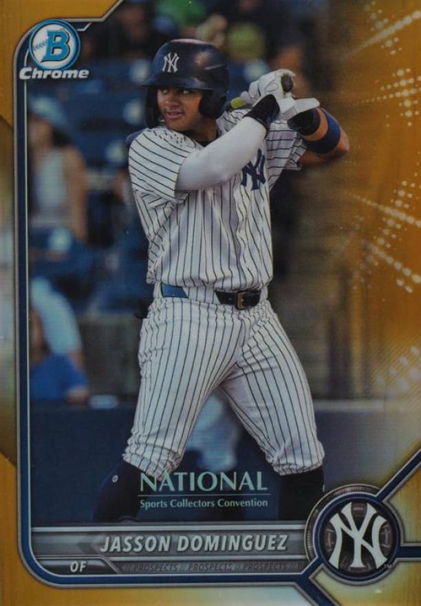 2022 Bowman Chrome NSCC Wrapper Redemption Jasson Dominguez #JD Baseball Card