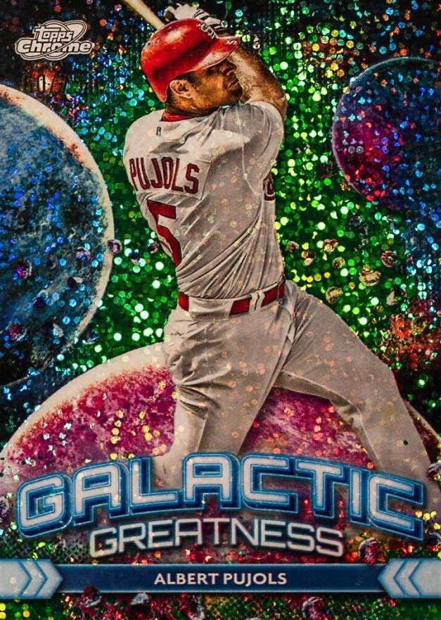 2024 Topps Chrome Cosmic Galactic Greatness Albert Pujols #16 Baseball Card