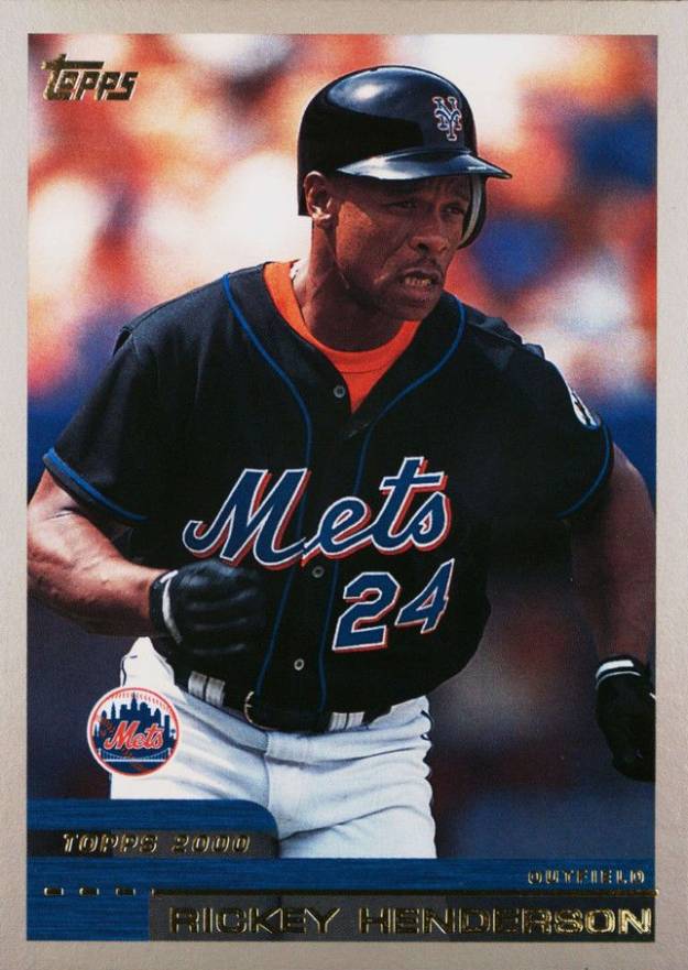 2000 Topps Rickey Henderson #104 Baseball Card