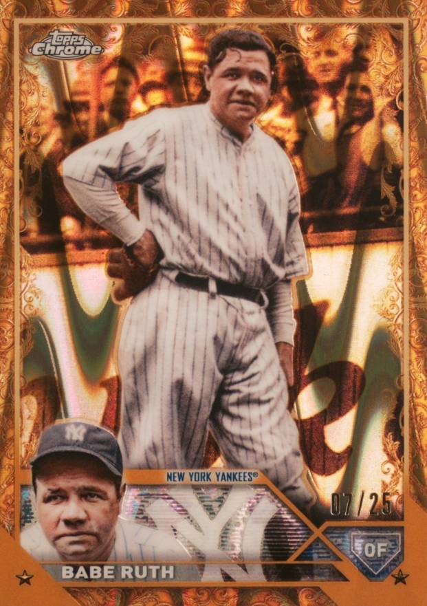 2023 Topps Gilded Collection Babe Ruth #3 Baseball Card