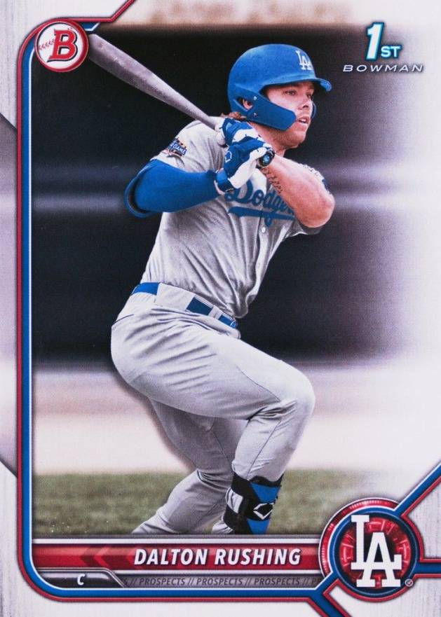 2022 Bowman Draft Dalton Rushing #BD84 Baseball Card