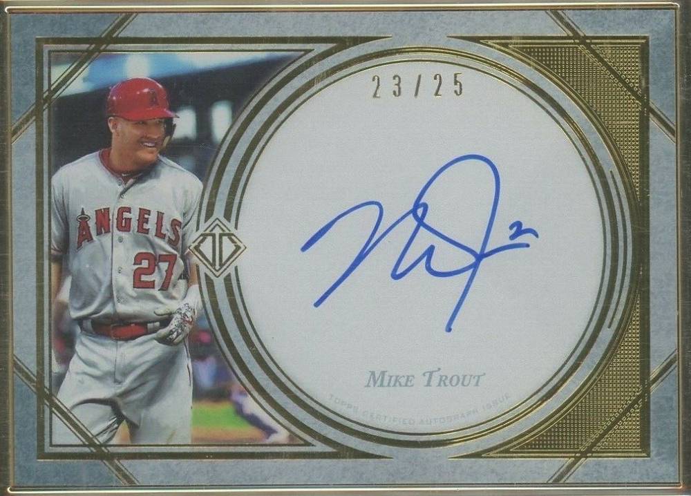 2018 Topps Transcendent Transcendent Collection Autographs Mike Trout #TCAMT Baseball Card