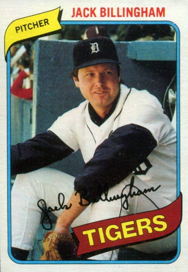 1980 Topps Jack Billingham #603 Baseball Card