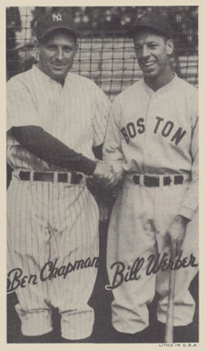 1936 Goudey Premiums-Type 1-Wide Pen Ben Chapman # Baseball Card