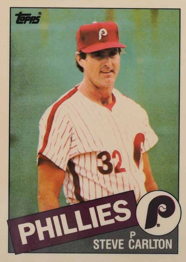 1985 Topps Tiffany Steve Carlton #360 Baseball Card
