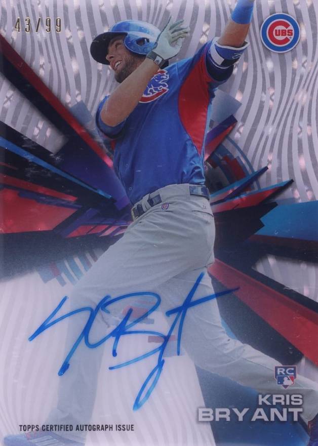 2015 Topps High Tek Autographs Kris Bryant #HT-KB Baseball Card