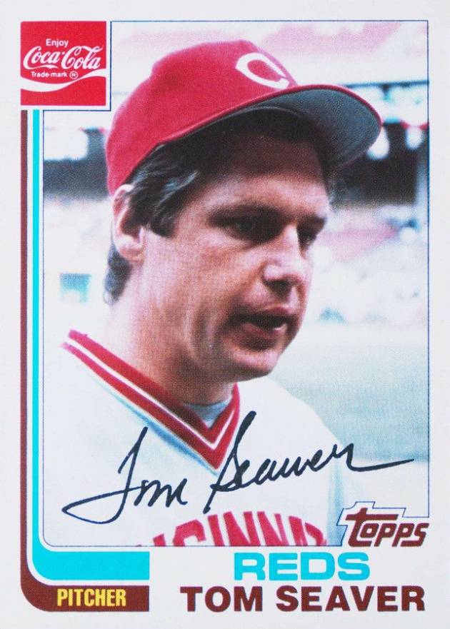 1982 Coca-Cola Reds Tom Seaver #19 Baseball Card