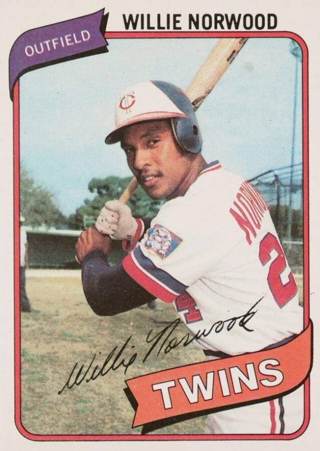 1980 Topps Willie Norwood #432 Baseball Card
