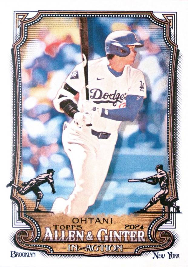 2024 Topps Allen & Ginter in Action Variations Shohei Ohtani #IA21 Baseball Card
